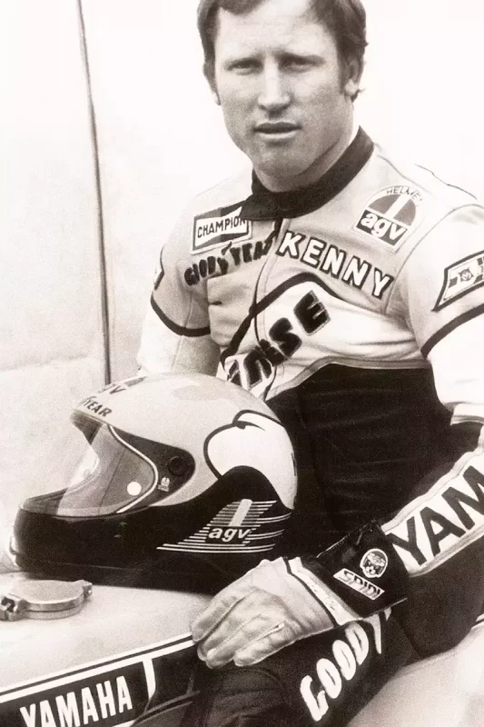 AGV vô địch hạng 500cc cùng Kenny Roberts